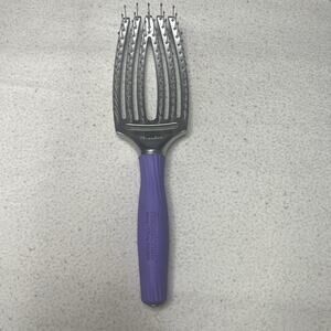 Olivia Garden Finger Brush Detangler Combo Vented Paddle Medium Blow Dry New